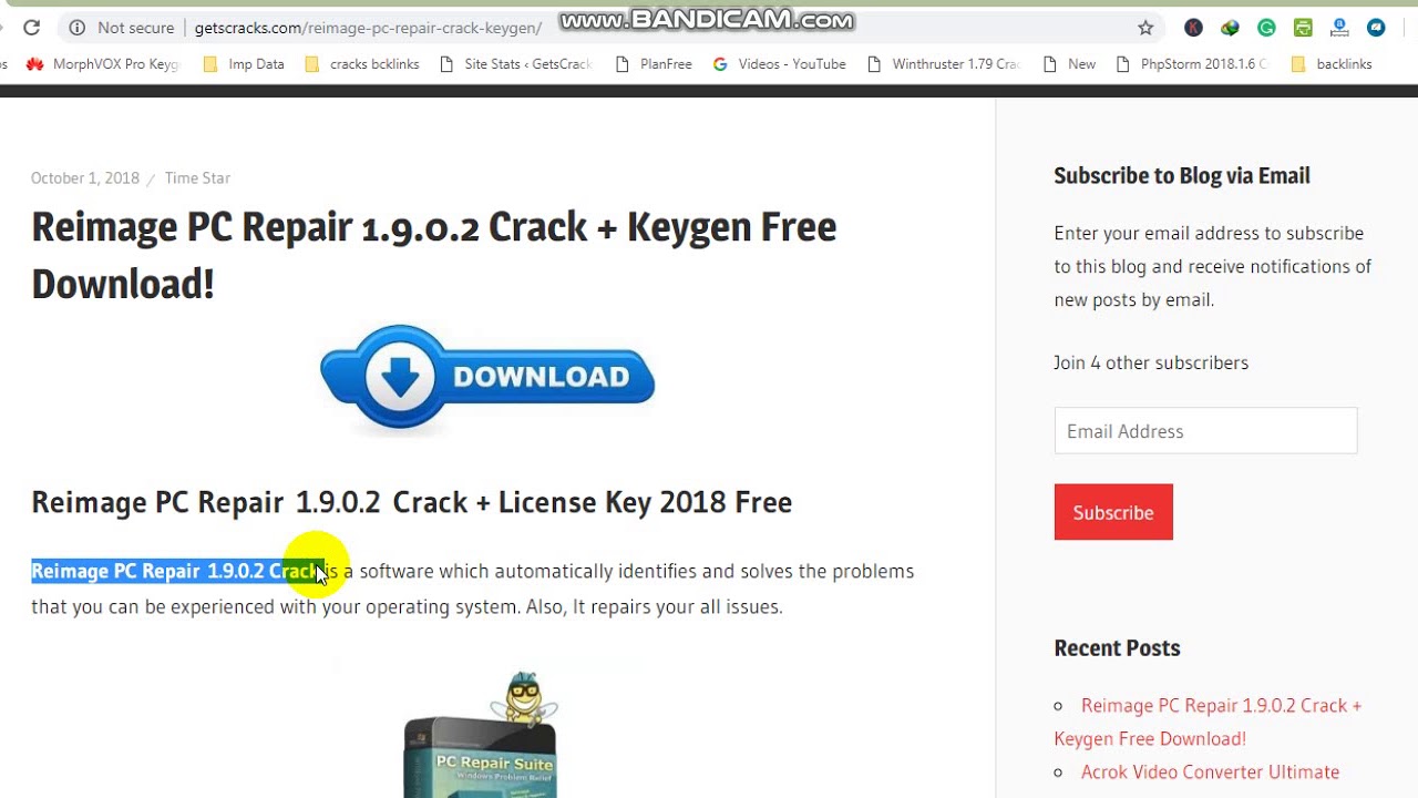 how to get reimage cleaner pro for free